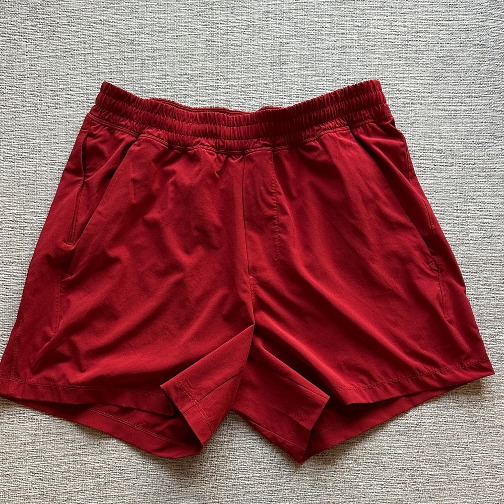 Lululemon Athletica Men's Crimson Athletic Shorts